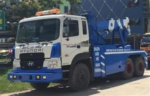 Xe cứu hộ giao thông HYUNDAI HD260 gắn cẩu liền 25 tấn
