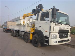 Xe tải Hyundai HD320 gắn cẩu SOSAN 12 tấn SCS1015LS