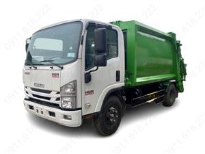 Xe cuốn ép rác 8 khối ISUZU 8m3