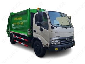 Xe cuốn ép rác 6 khối (6m3) Hino