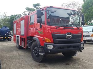 Xe cứu hỏa, chữa cháy HINO FG 6 khối (5000L nước-1000L Foam)