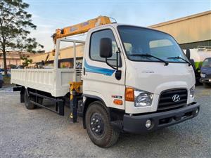Xe tải Hyundai W11 SL gắn cẩu XCMG 3 tấn 4 đoạn