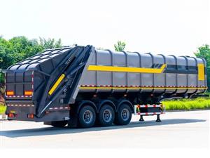 Sơ mi rơ mooc ép rác và vận chuyển rác thải 20 tấn 40 khối