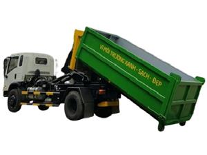 Xe chở rác thùng rời (Hooklift) Howo 13 khối 13m3