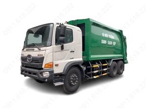 Xe cuốn ép rác 22 khối (22m3) HINO