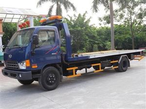Xe cứu hộ Hyundai 5 tấn sàn trượt thả sàn kéo chở xe