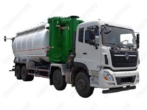 Xe hút tro bay nhiệt điện Dongfeng 4 chân 8x4