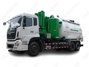 Xe hút tro bay Dongfeng 6x4 cho nhiệt điện, nhà máy thép
